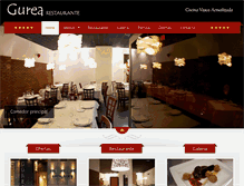 Tablet Screenshot of gurearestaurante.com